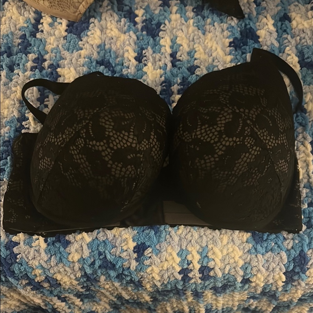 Torrid Black Lace Push Up Plunge